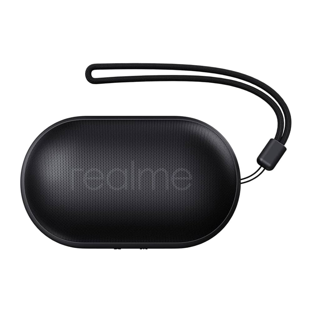realme Bluetooth Pocket Speaker | 3W Dynamic Bass Booster | Dedicated Bass Radiator | Stereo Pairing & Gaming Mode | Playback Time 6 hrs | Connectivity - USB Port & Bluetooth | Black Color